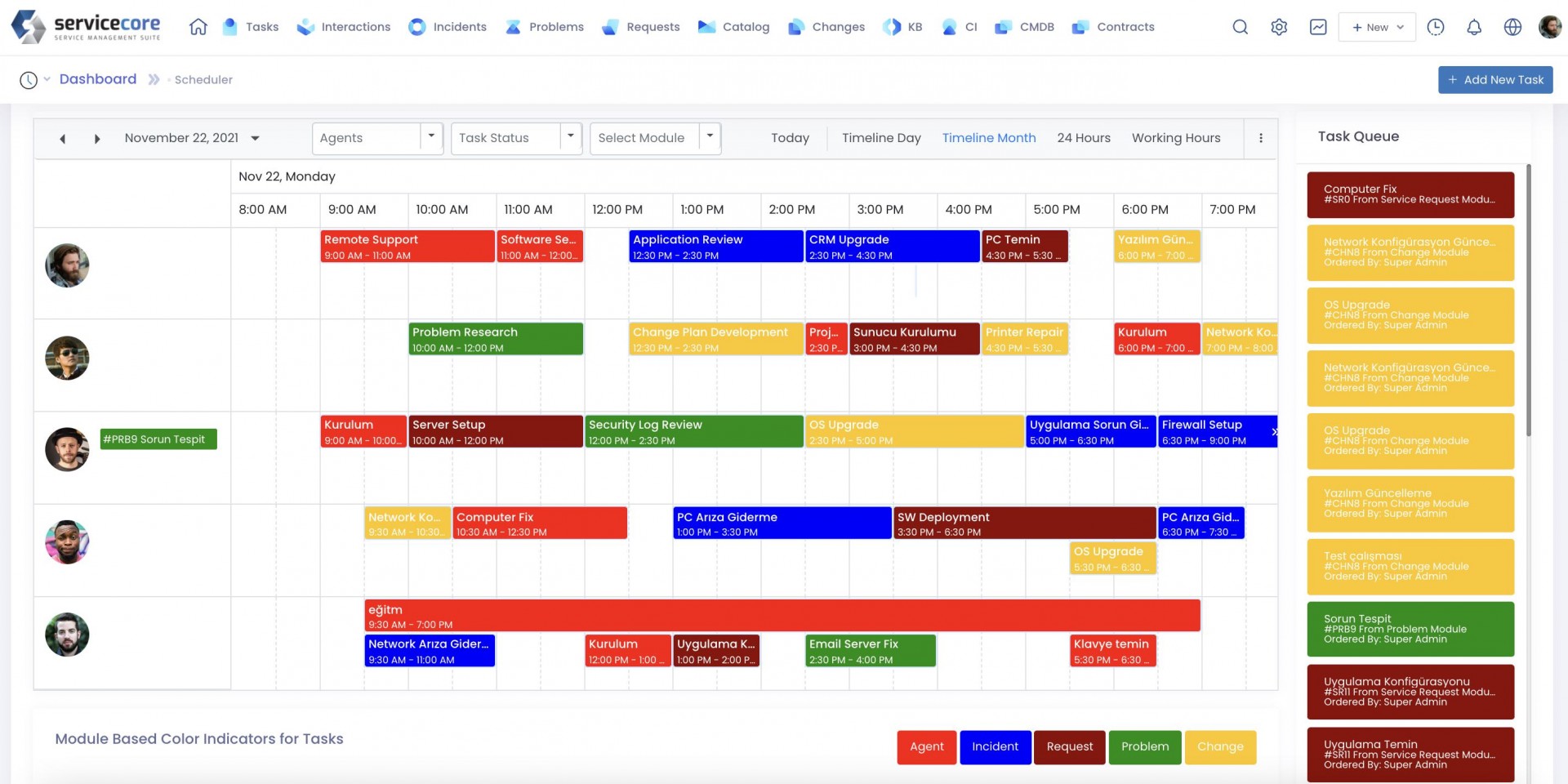 Task Schedule Management